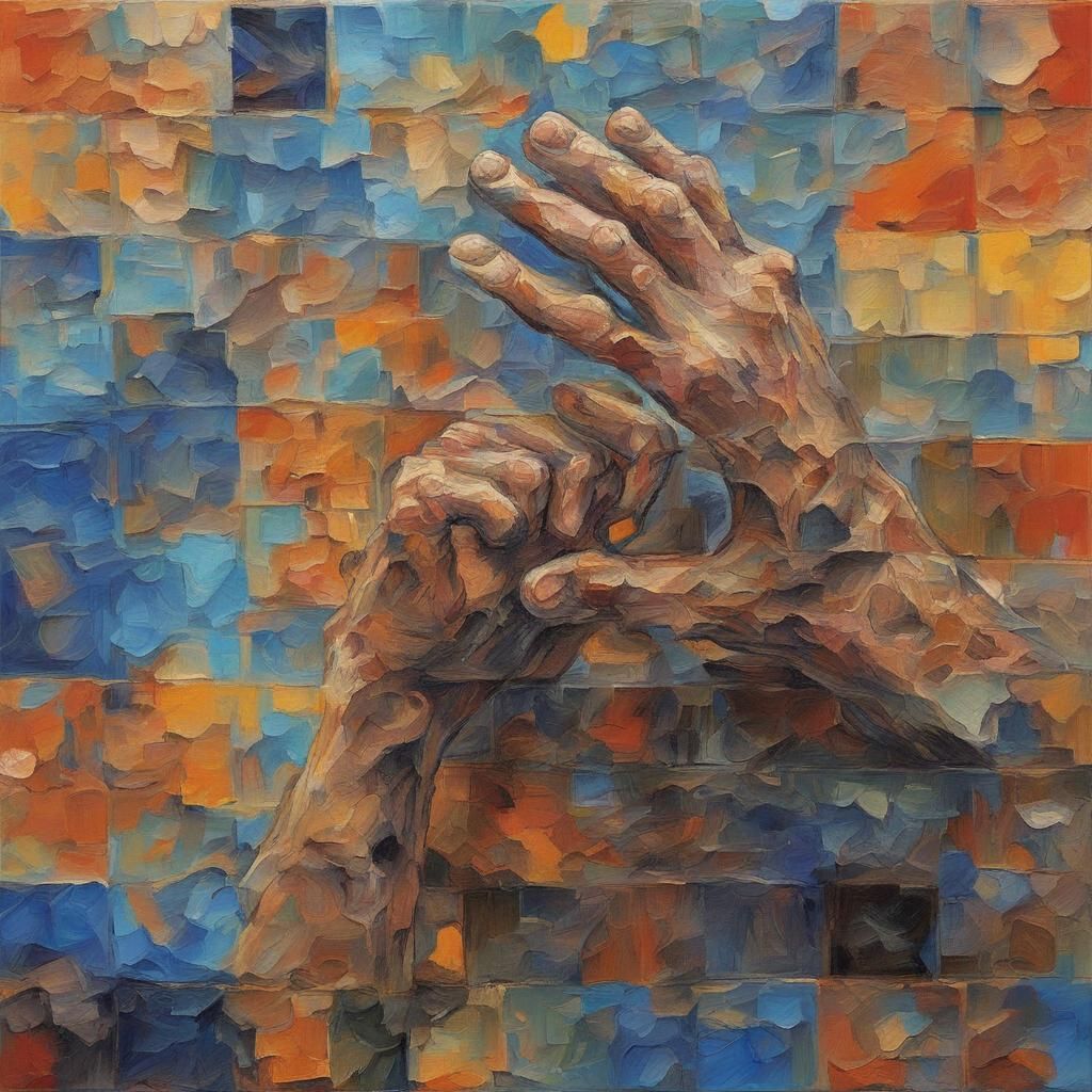 background universum,
ugly, tiles, poorly drawn hands, , poo...