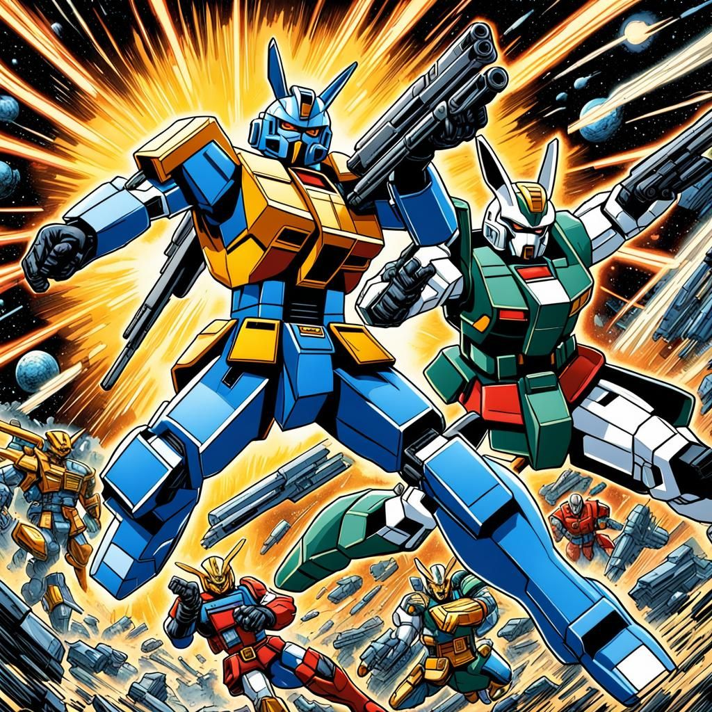 Brass Belly Kangaroo in Gundam Comic Fight