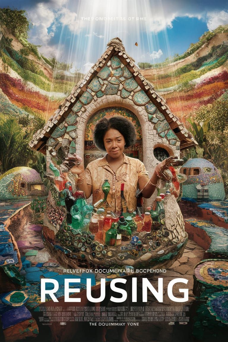 Empowering Movie Poster: Artist Builds Home with Recycled Bo...