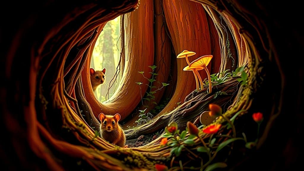 Sequoia's Hidden World in Photorealistic Detail