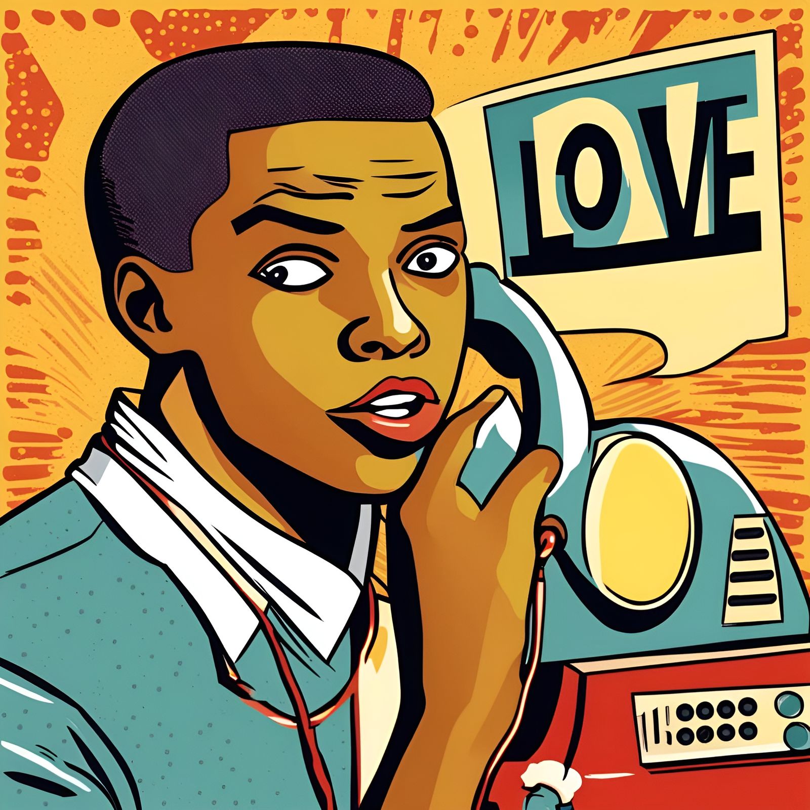 I Just Called to Say I Love You (Stevie Wonder, 1984) / Pop Art (Roy Lichtenstein)