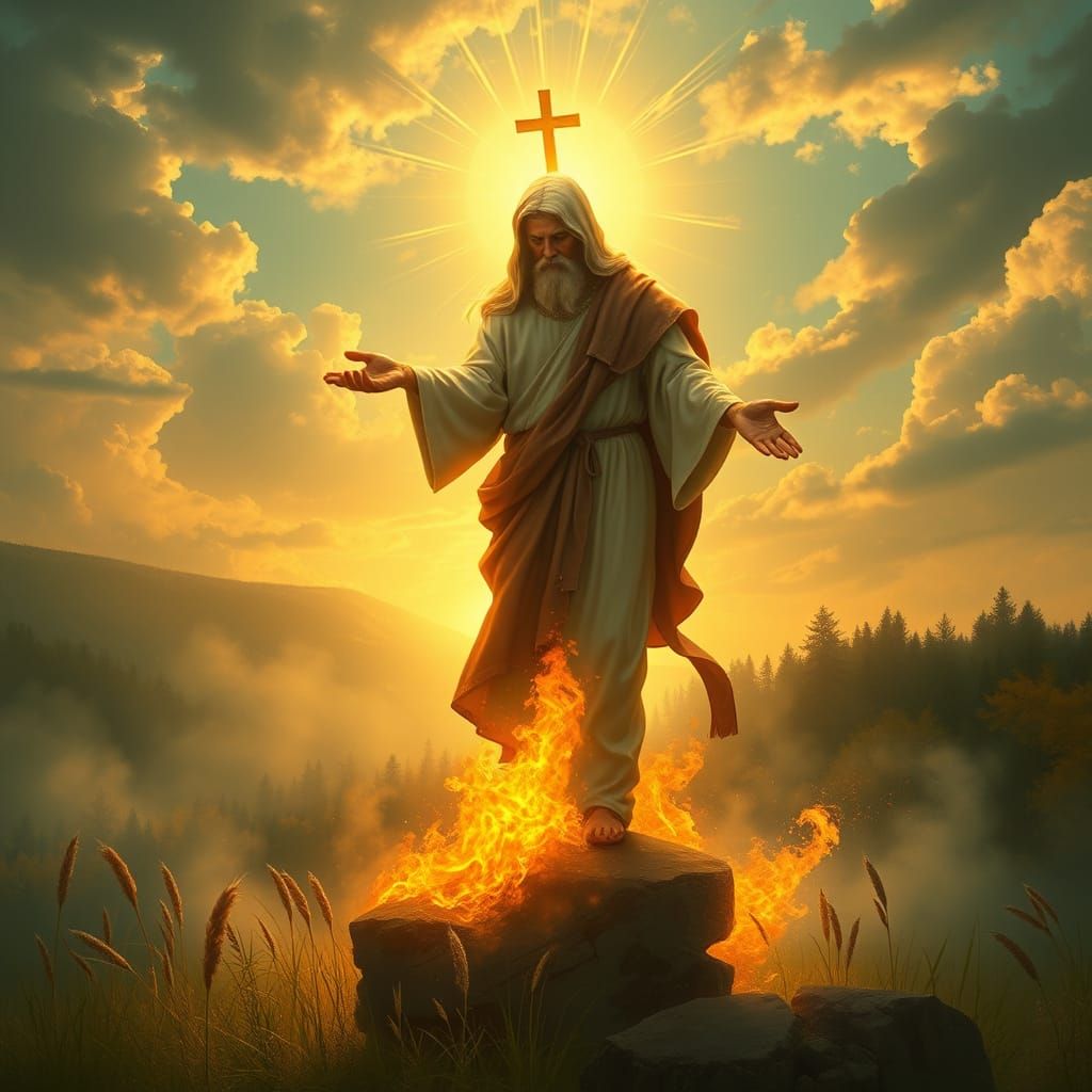 Healing Persistence Abstract Art