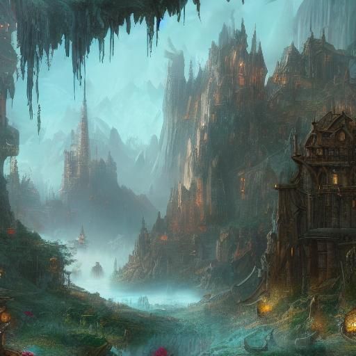 Fantastical Landscape of Freedom in Deep Color