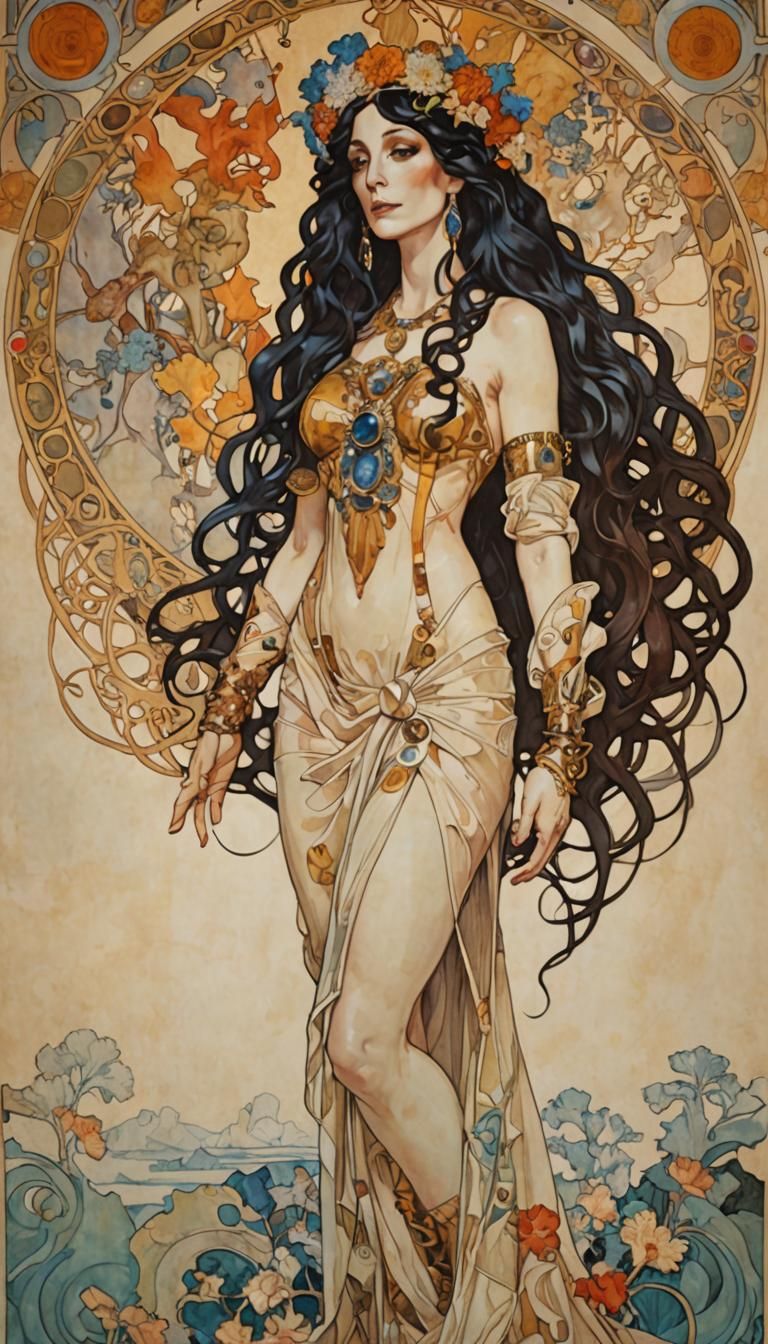 Art Nouveau Symbiotic Poster Design