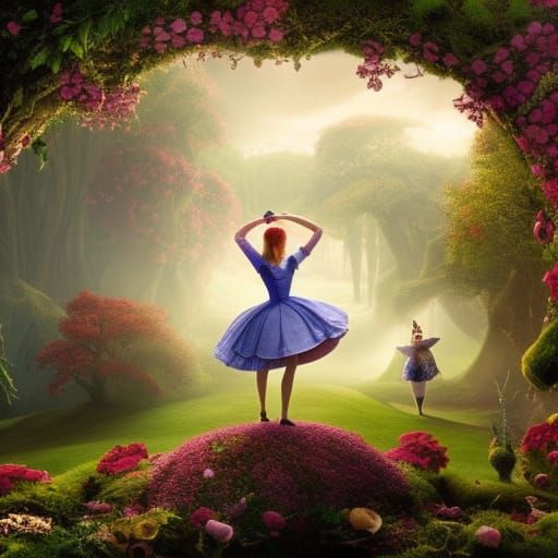 Alice in Wonderland: Digital Matte Painting
