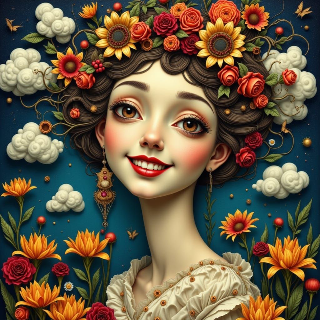 Whimsical portrait