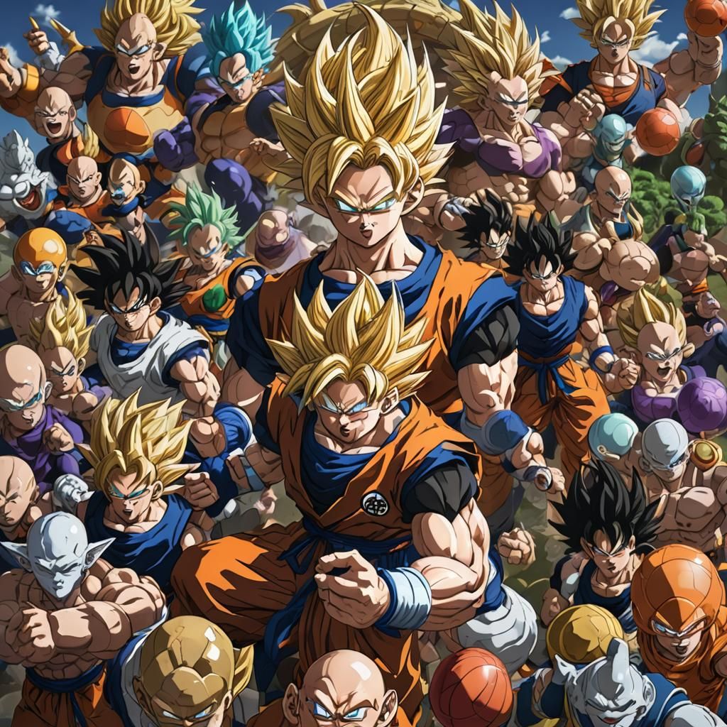 Dragon Ball in 3D Anime Art Style