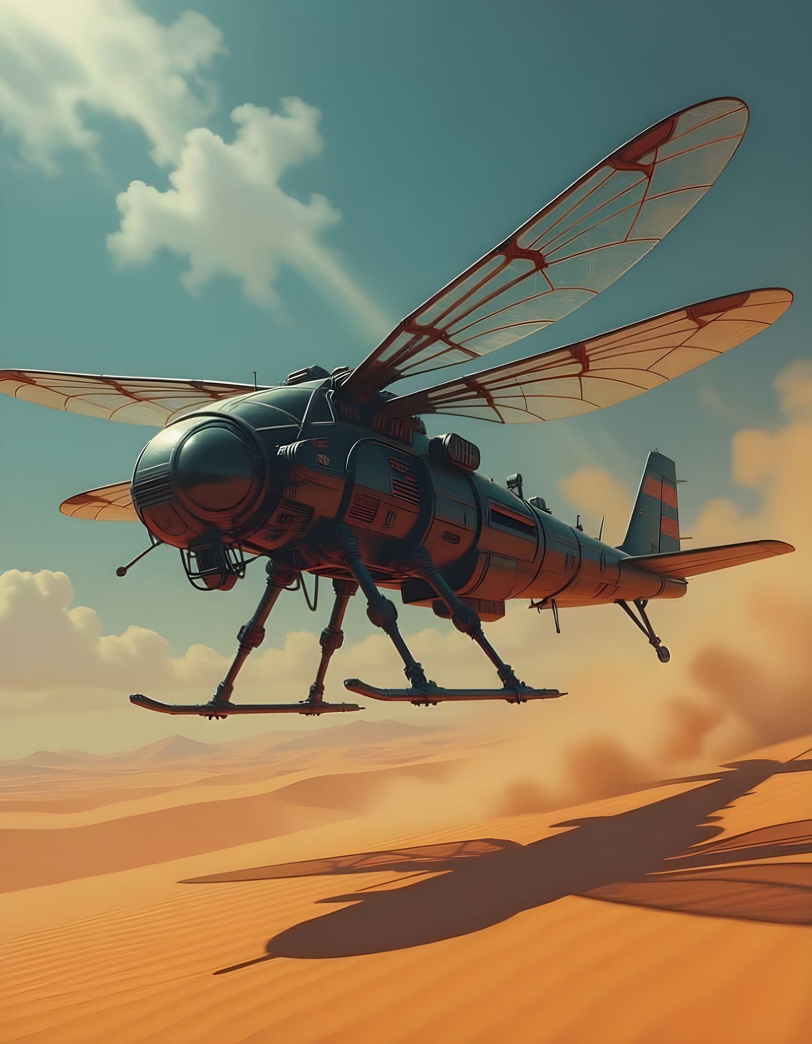 Thopter, The Primary Mode Of Transport On Arrakis.