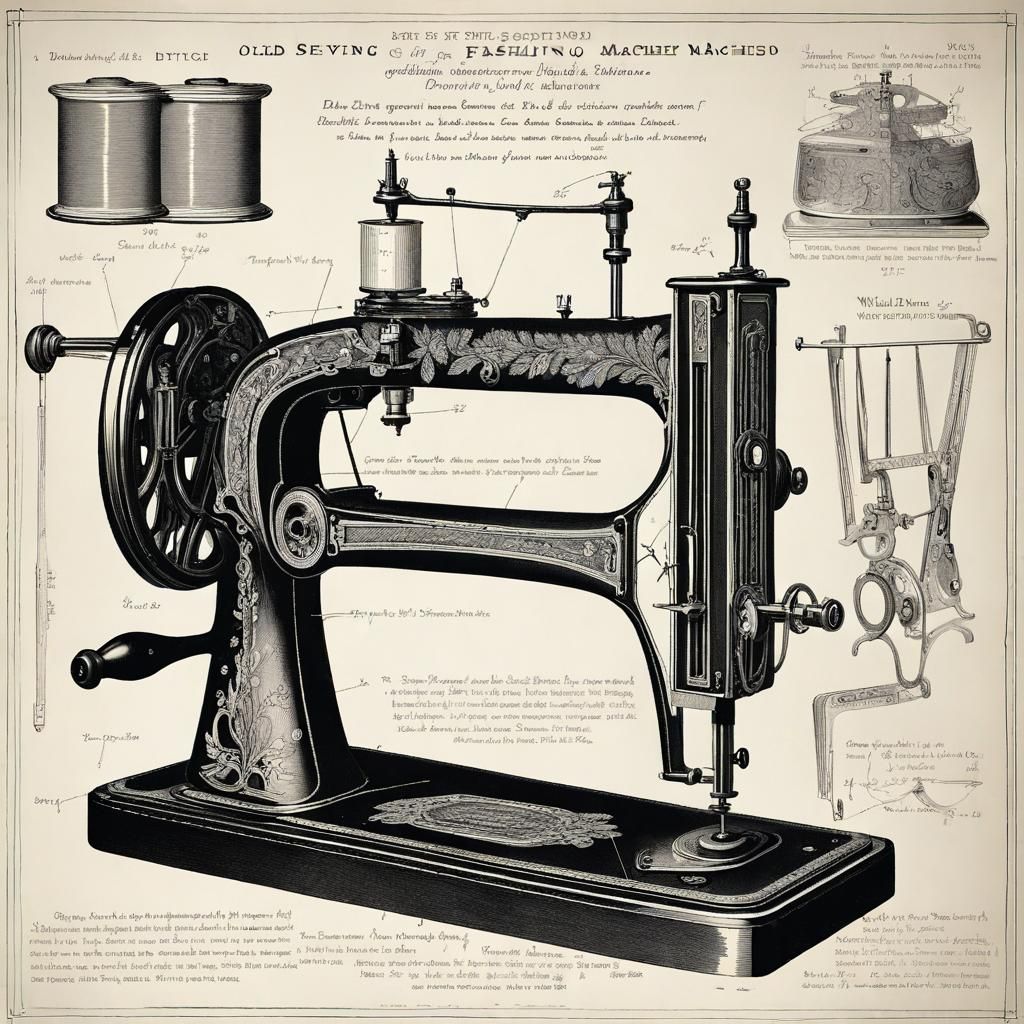 sewing machine blueprint