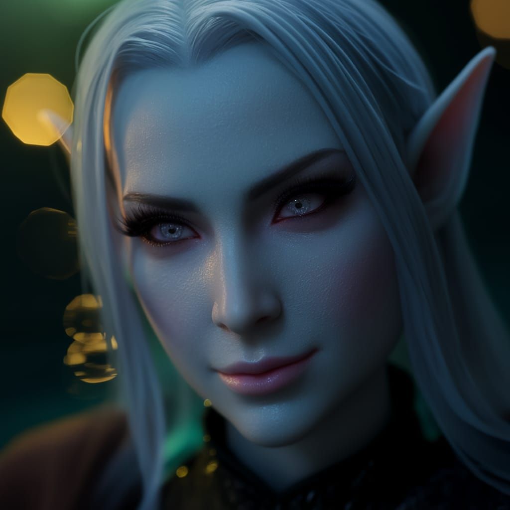 Ethereal Dragoness in Golden Hour Lighting