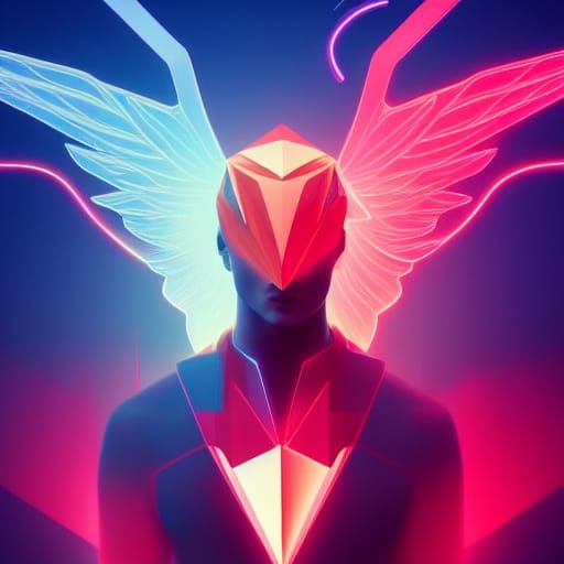 Ethereum Logo Takes Flight in Metaverse: Digital Art