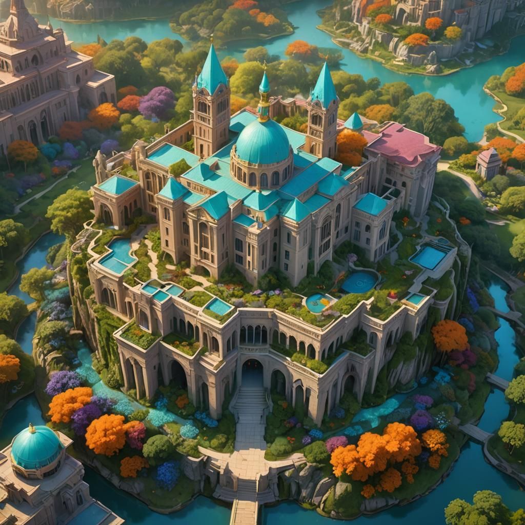 Majestic Mayo Clinic with Floating Islands