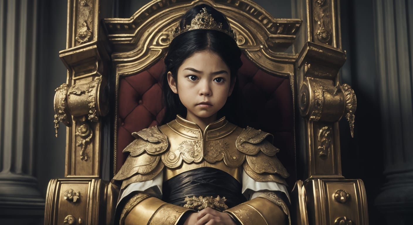 Bored Child Emperor: Cinematic Film Still