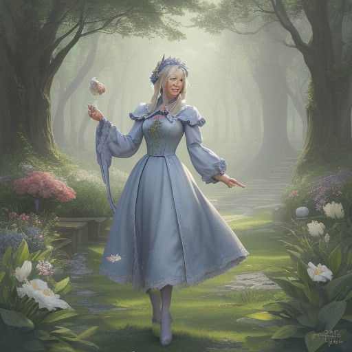 Mystical Owl Wizard in Golden Light