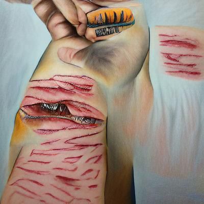 Hyperrealistic Self-Harm Conceptual Design
