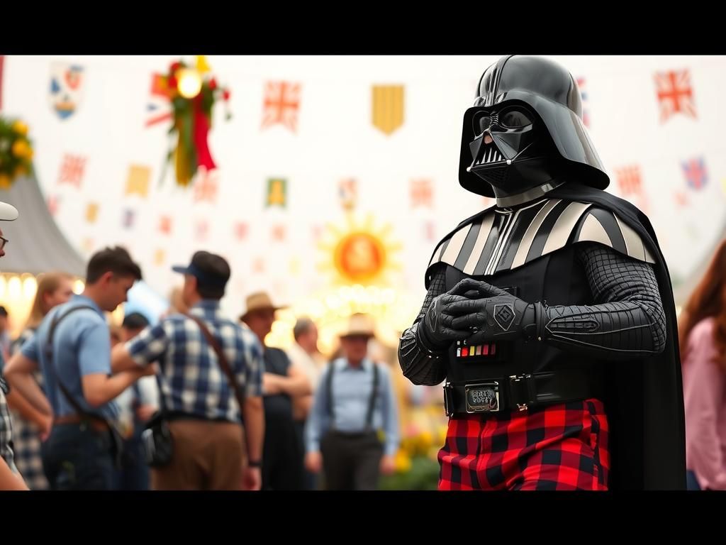 Darth Vader Celebrates Oktoberfest