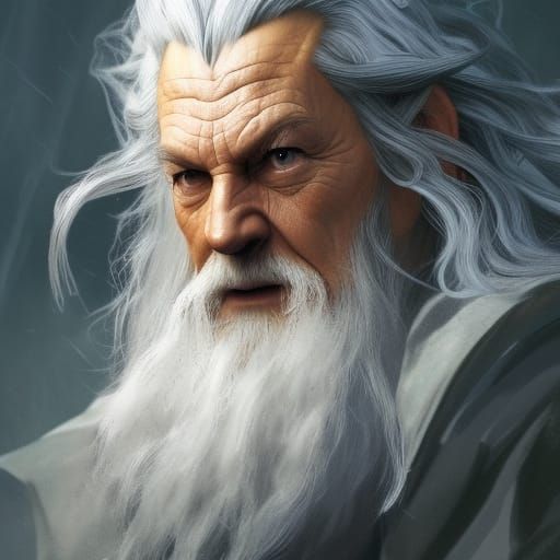 Gandalf as Dragon Ball Character: 8K Concept Art