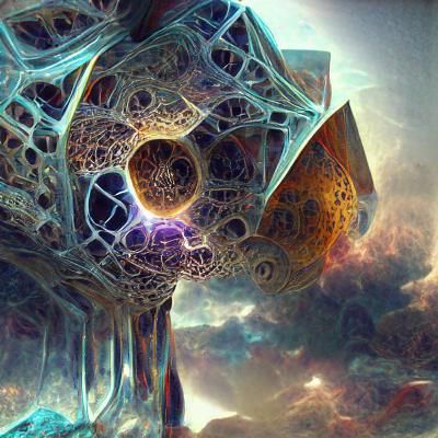 Quantum Universe Portal with Alien Tentacle