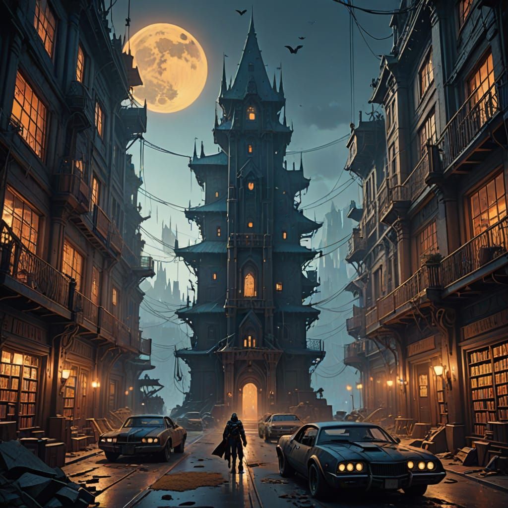 Harley Quinn and Batman Unravel Ancient Mysteries in Gothic...