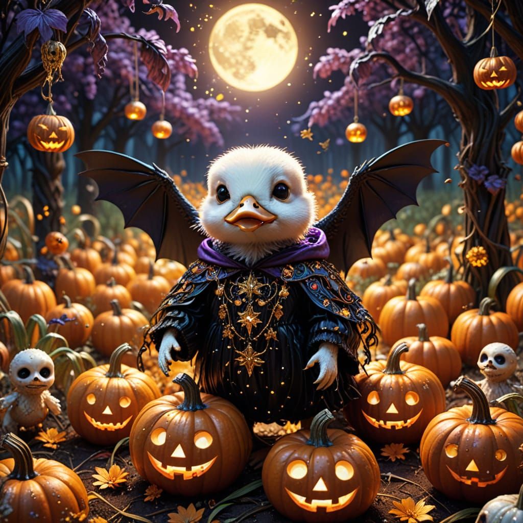 Art Nouveau Duckling at Nightmare Harvest Festival