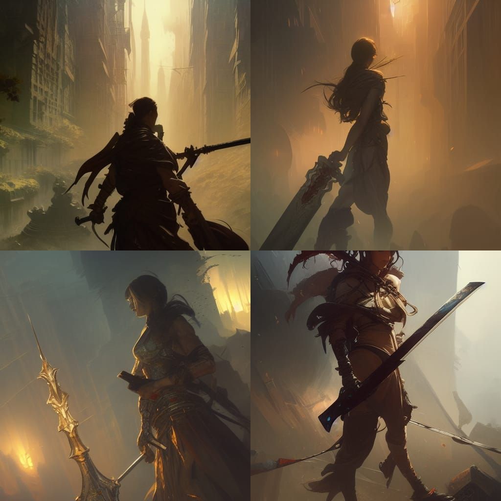 Buster Sword: Dark Fantasy Concept Art in 8k