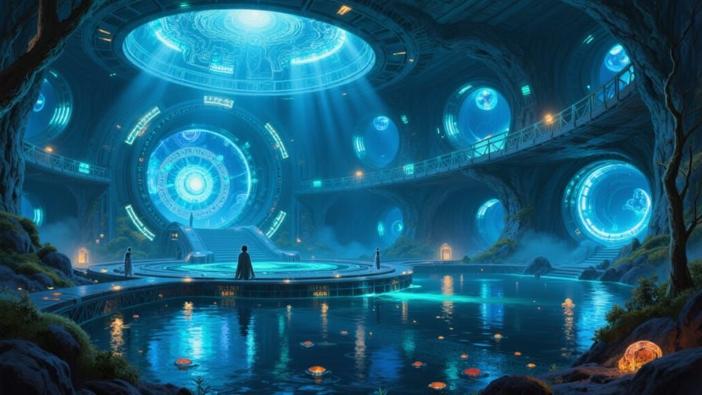 Secret Underwater Research Complex on Ocean Floor