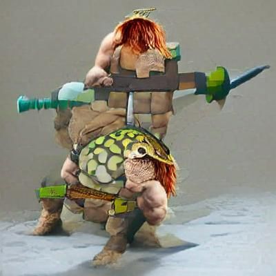 Tortle Barbarian Ready for Battle