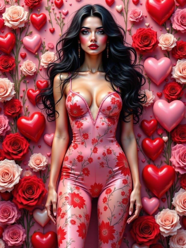 Romantic Elegance in a Whimsical Valentine Wonderland