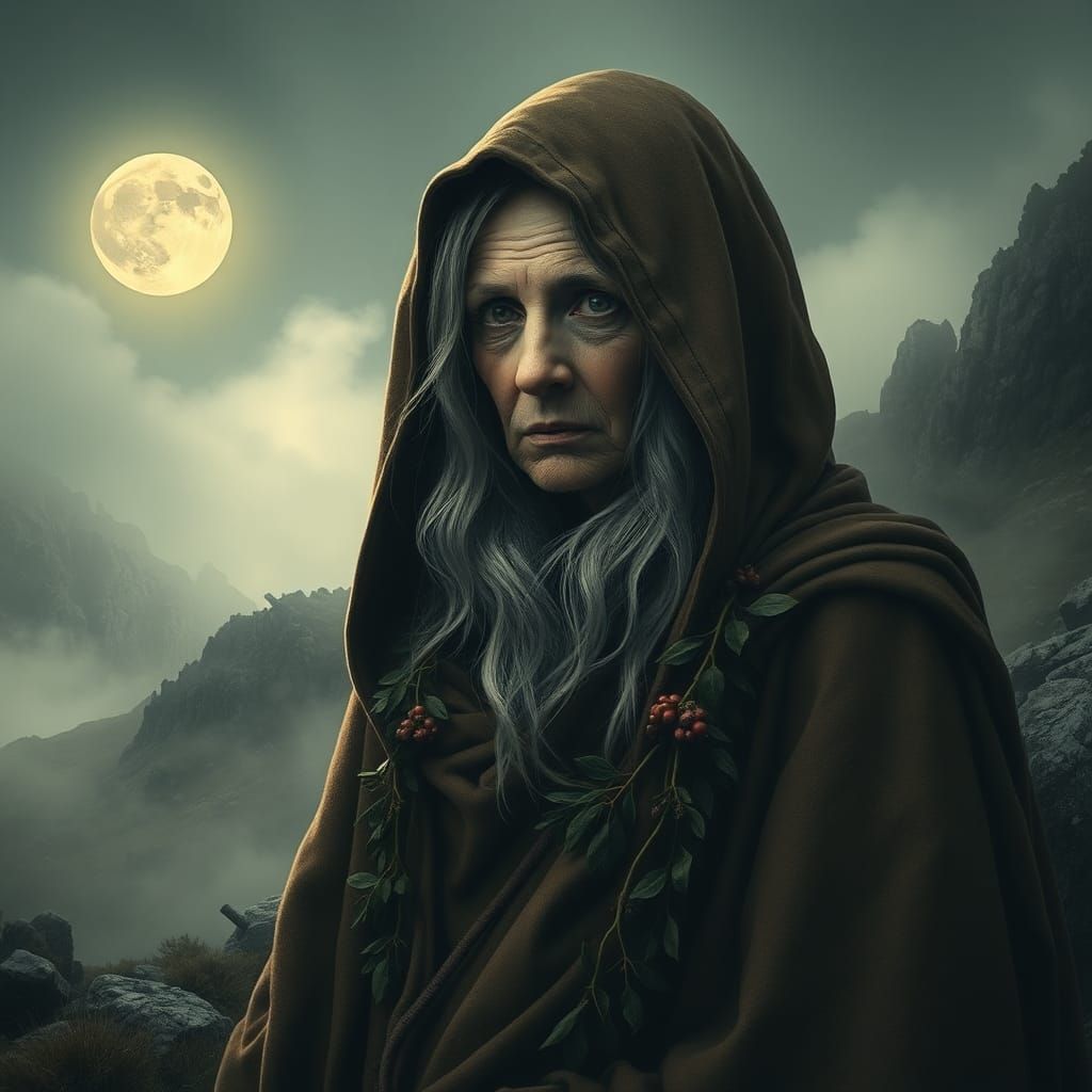 Cailleach
The founding deity of Scotland, also known as Beara, and sometimes regarded as the daughter of the Irish moon ...