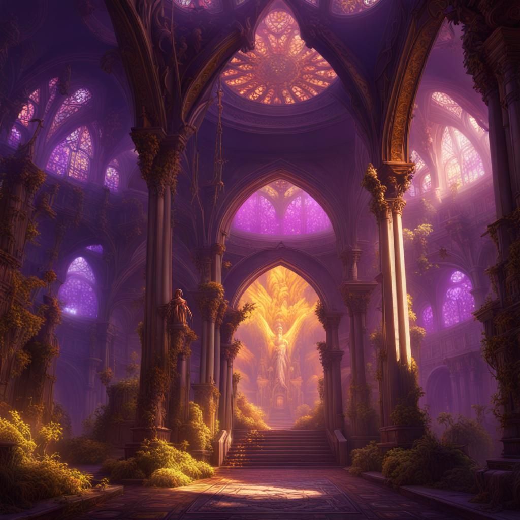 Dark Fantasy Light Kingdom by Rutkowski and Mucha