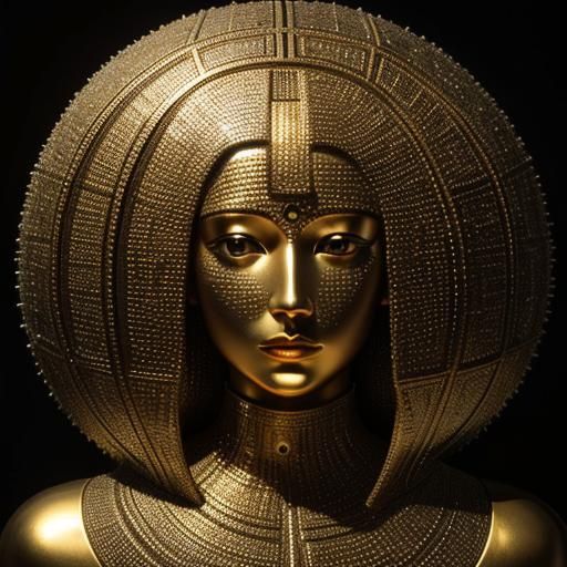 Postmodern Portrait in Brilliant Colors