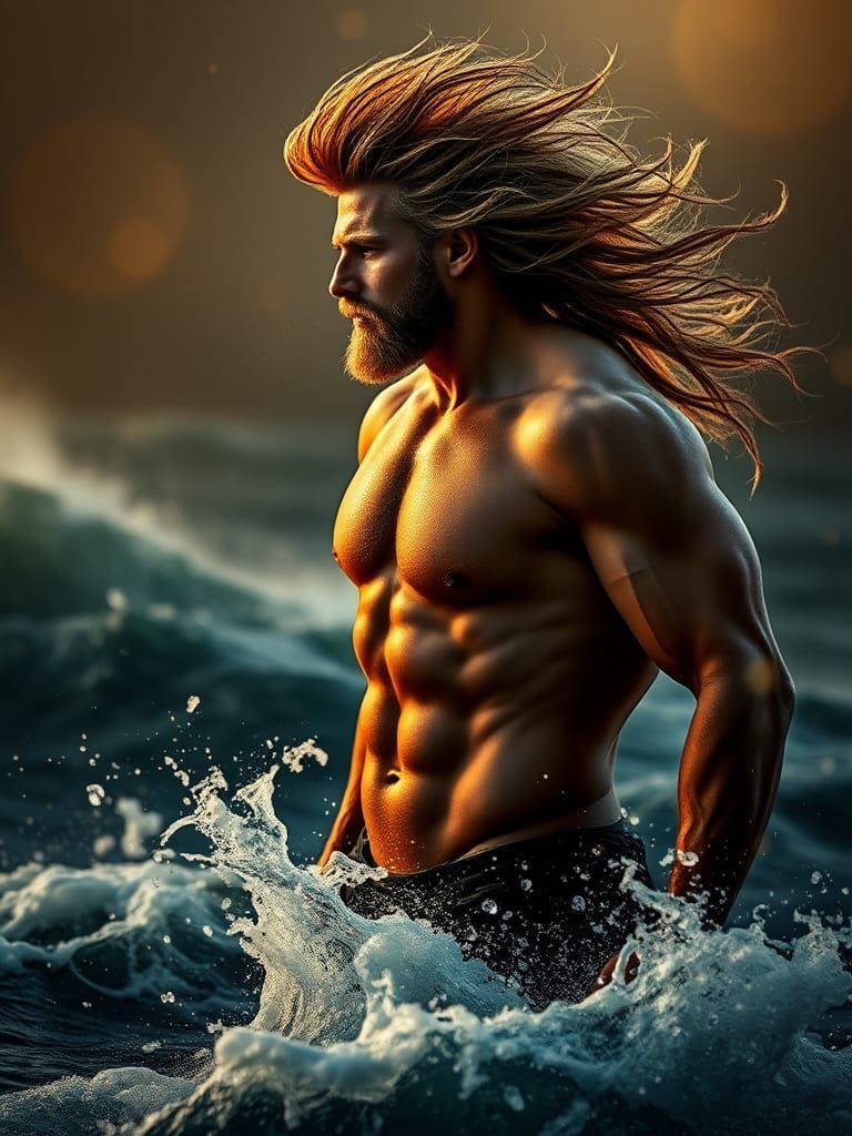 God of Wind and Dark Ocean Photography