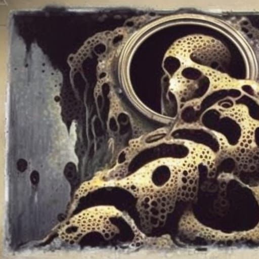 Gilded Horror: Corroded Trypophobia Nightmare