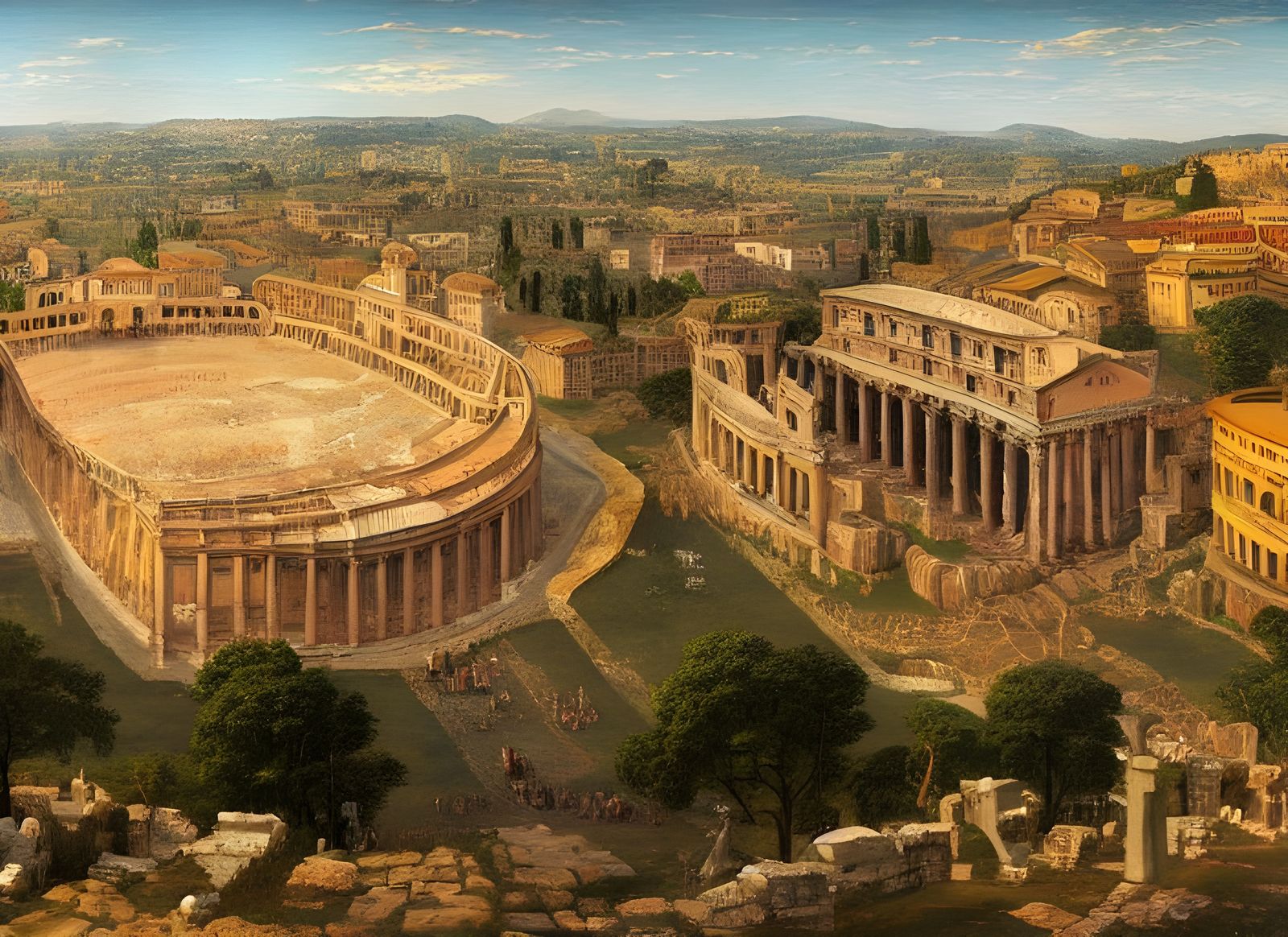 Roman city