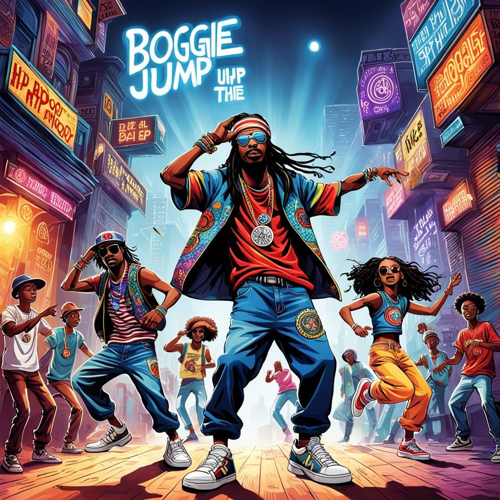 Dynamic Hip Hop Dance Scene