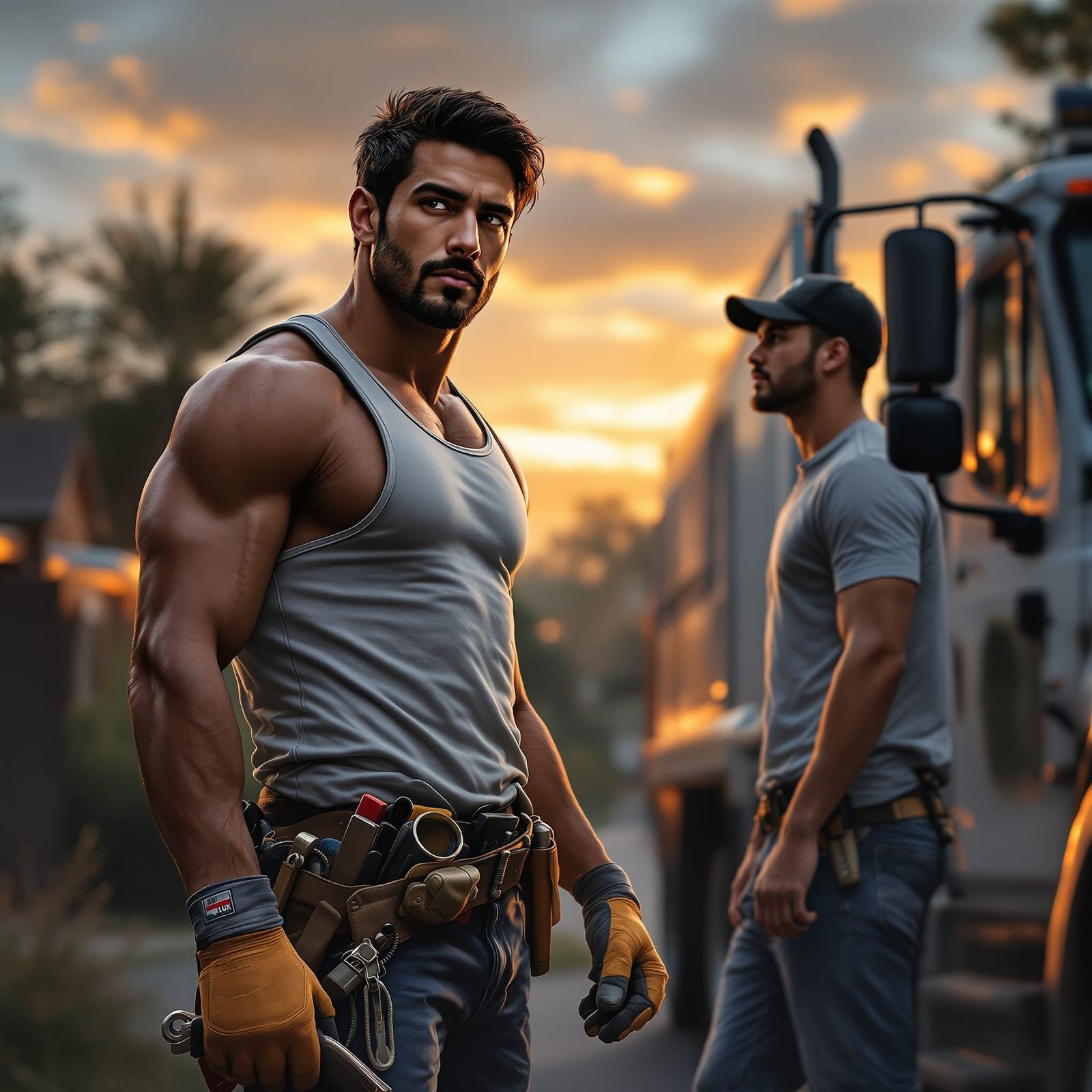 Plumbers Meeting at Dawn: Digital Matte Painting