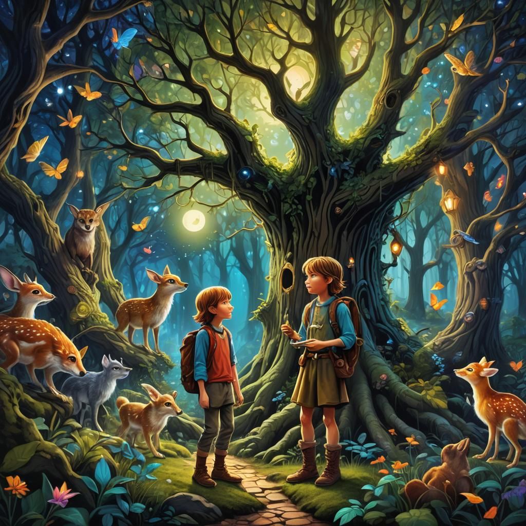 Enchanted Forest: Denisovans and Talking Animals