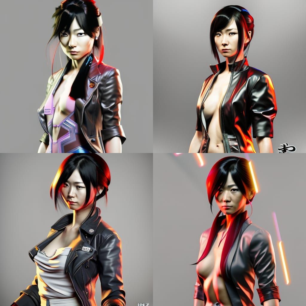 Yuki Nagata as King of Fighters Anime Character