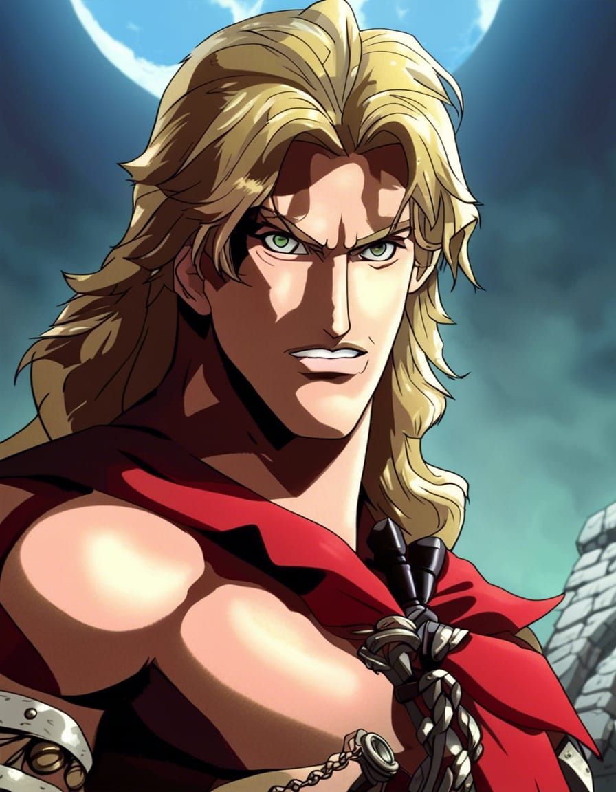 Simon Belmont Anime Style Castlevania Character