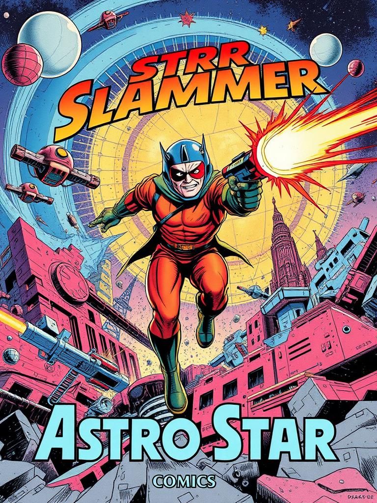 Dr. Slammer's Retro-Futuristic Comic Book Adventure