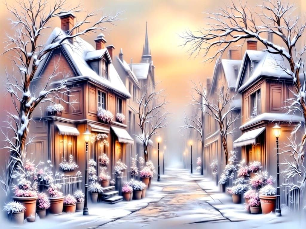 Winter: Winter has arrived in the city