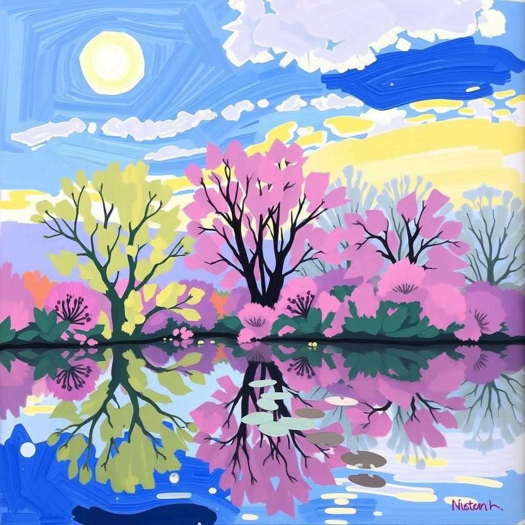 Transformative Health and Fitness Routine in Impressionist S...