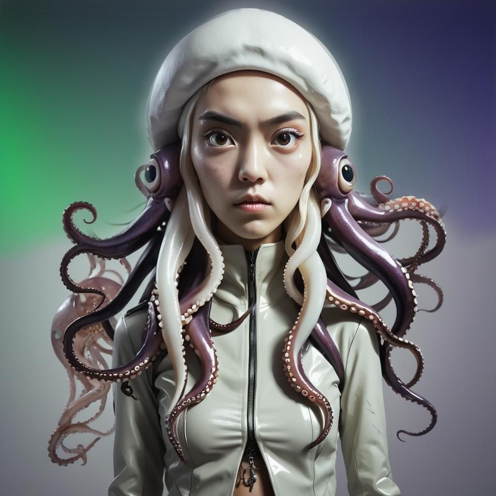 Half Woman, Half Squid at Rock Concert