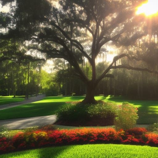 Heavenly Sunshine Beams Through Clouds
