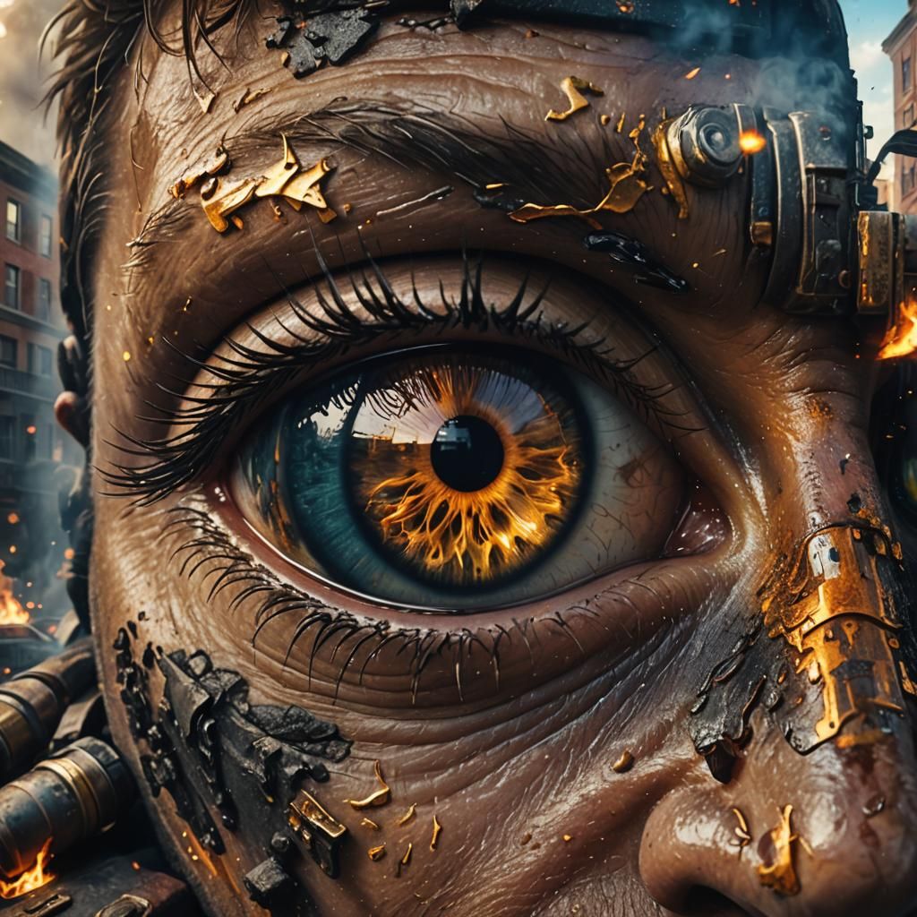 Firefighter's Eye Reflects the Horrors and Heroism