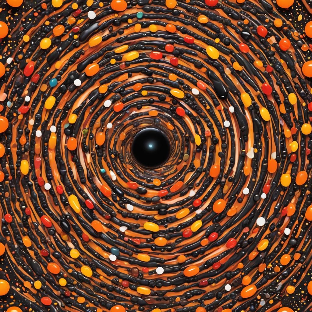 Candy Black Hole in Marmalade Space