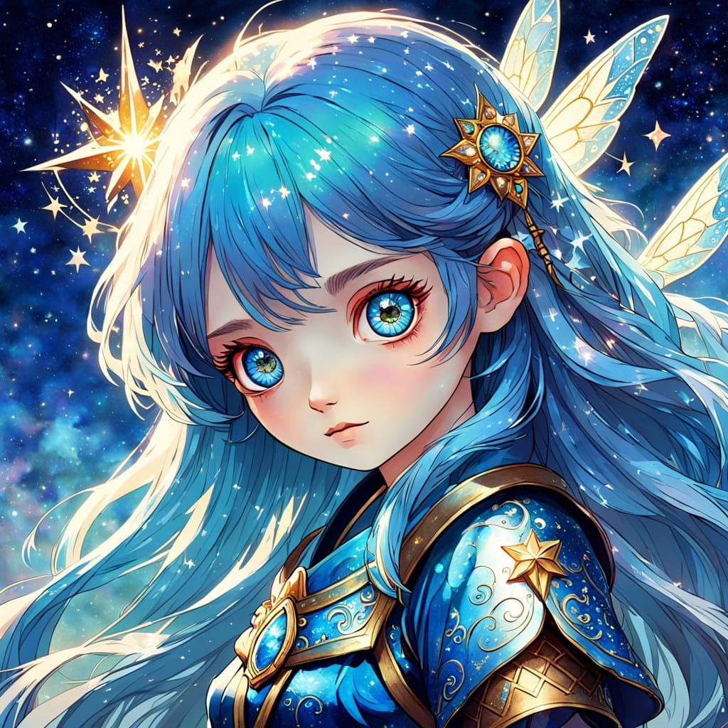 Warrior's Stardust Eyes: A Romantic Fairy Tale