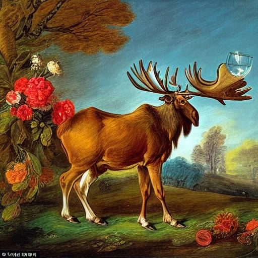 Moose's Delightful Morning: A Whimsical Friendship