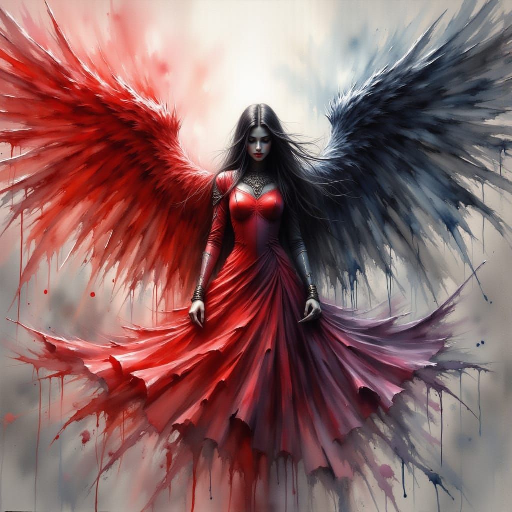 Splashtown Dark-Angel Red