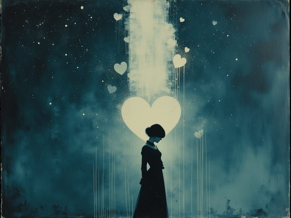 Mournful Letter Flies Through Starry Sky